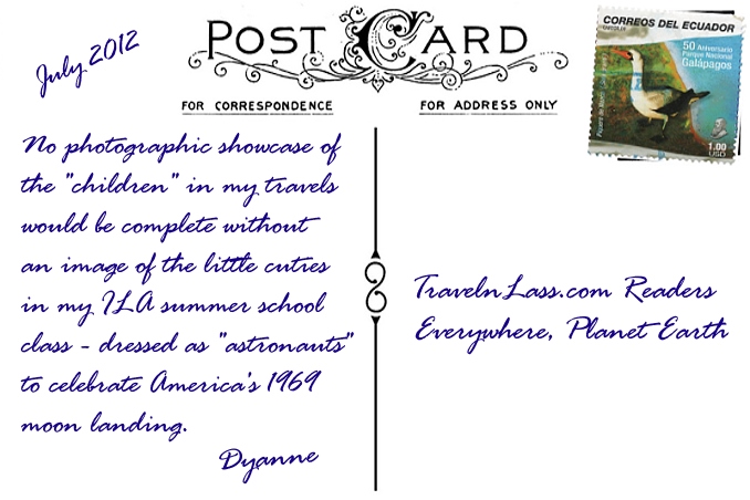 Foto Flip Friday September 2014 Children of the World, Vietnam Teaching Postcard Back