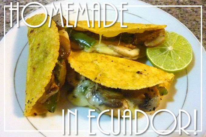 Foto Flip Friday November 2014 Theme: Travel Eats - Cuenca Tacos Postcard Front