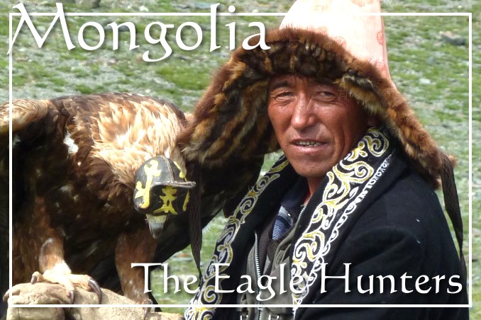 Foto Flip Friday October 2014 Theme: Faces - Mongolian Eagle Hunter Postcard photo Front