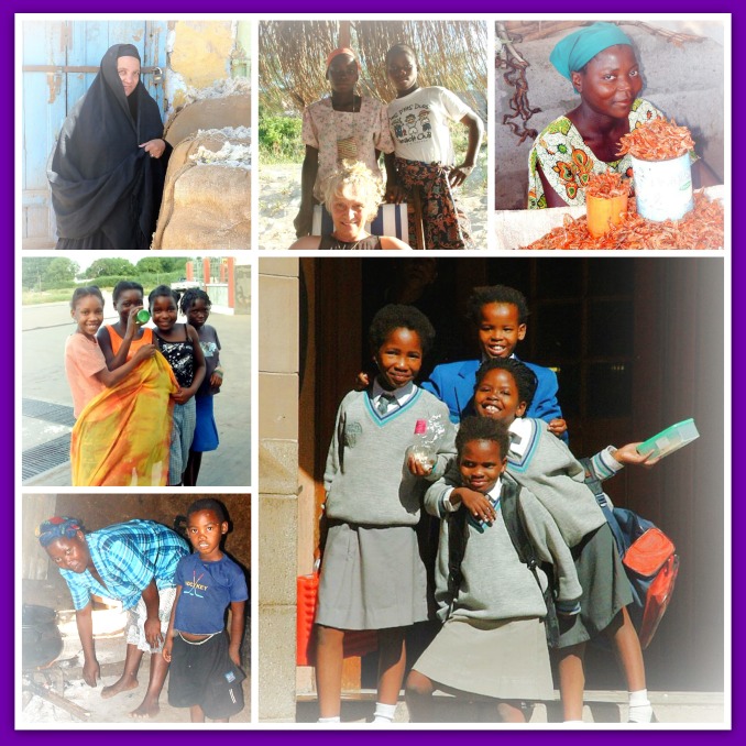 A collageof African women I've met in honor of International Women's Day