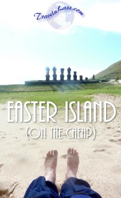 Anakena Beah Toes in Situ, Easter Island, Chile Isla de Pasqua