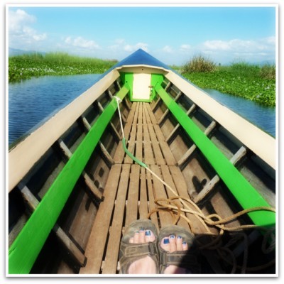 Toes in situ - Inle Lake, Myanmar