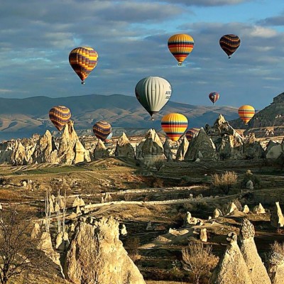 Ballooning in Cappadocia, Turkey: on the bucket list for my adventure in the Balkans.