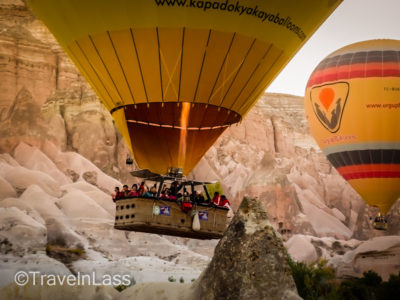 Hot-air ballooning in Cappadocia, Turkey