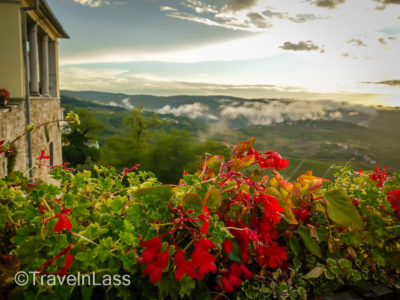 Sunset view from Motovun, Istria, Croatia