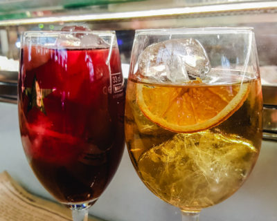 Spanish sangria and vermut, Barcelona, Spain