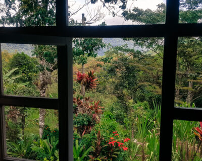 View from Yellow House window, Mindo, Ecuador