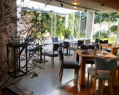 The dining room at Nuema restaurant in Quito, Ecyadir