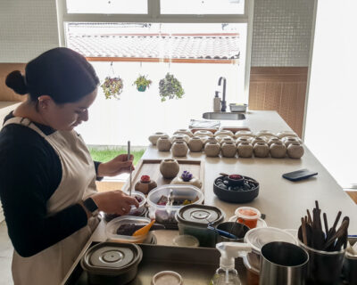 Nuema restaurant tasting menu prep, Quito, Ecuador