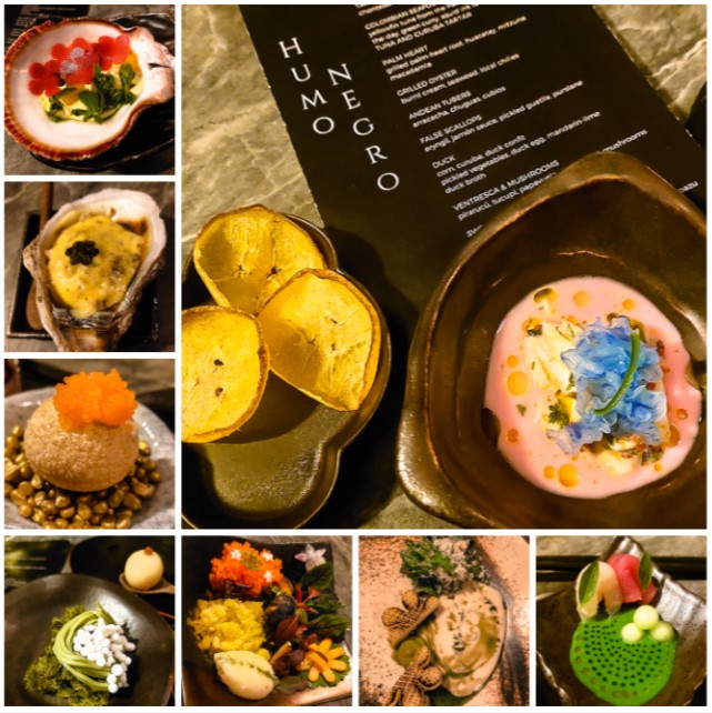 Humo Negro 16 Course Tasting Menu Collage Bogota Colombia
