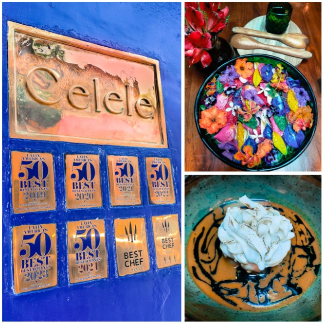Celele lunch collage, Cartagena, Colombia