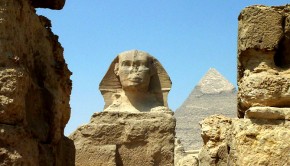 The Legendary Sphinx at Giza in Egypt