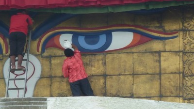 eye-painting (I’m BAAAAACK! (from Nepal, Borneo and Brunei))