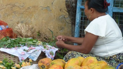FlowerLadySlider (A Sunday Stroll in Yangon…)