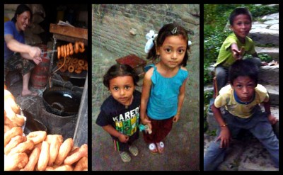 KidsDonutsCollageSlider (Catching up on Nepal: Bhaktapur)