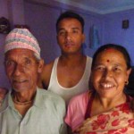 DiipakWithParents350x263 (Kathmandu: Sardine-fest with 20,000 Nepal Soccer Fans!)