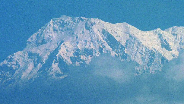 Close up of the Himilayas