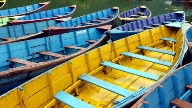 Pokhara boats