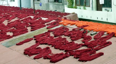 SaffronYarnSlider (Catching up on Nepal:  The (almost) Final Chapter)