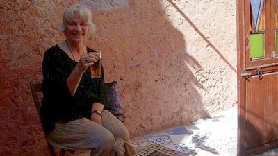 ChefchaouenDyTeaOnTerraceSlider (Catching Up Series: Morocco 4 of 8)