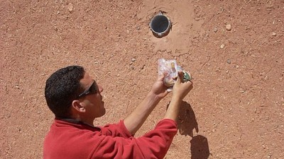 MerzougaHassanGeocacheSlider (Catching Up Series: Morocco 5 of 8)