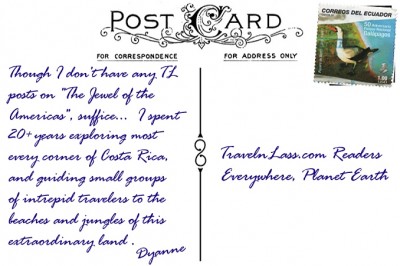 CostaRicaToucanFFFYellowPostcardBack (Foto Flip Friday –  August Theme:  “Yellow” (Week 5))