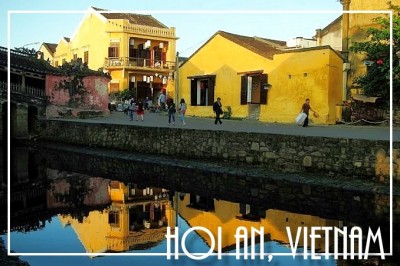 FourLetterNerdHoiAnVietnamPostcardFront (Foto Flip Friday –  August Theme:  “Yellow” (Week 5))