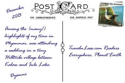 MyanmarYellowTurbanManPostcardBack (Foto Flip Friday –  August Theme:  “Yellow” (Week 4))