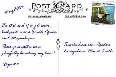 TofoBeachMozambiquePostcardBack (Foto Flip Friday –  September Theme:  “Children of the World”)