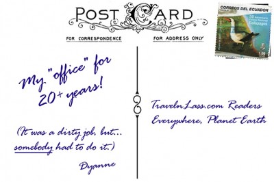 TortugueroCostaRicaYellowPostcardBack (Foto Flip Friday –  August Theme:  “Yellow” (Week 5))