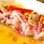 Crunchy cancha topping for ceviche