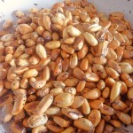 The finished cancha – popped and toasted to a nice shade of gold!
