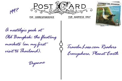 BangkokThailandSepiaPostcardBACK (Foto Flip Friday –  February Theme:  “MARKETS” (Week 1))