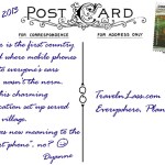 MyanmarSmartPhonePostcardBACK (Foto Flip Friday –  February Theme:  “MARKETS” (Week 3))