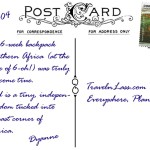 SwazilandMarketPostcardBACK (Foto Flip Friday –  February Theme:  “MARKETS” (Week 2))