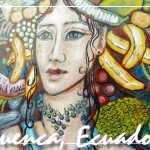 CuencaBananaHairLadyPostcardFRONT (Foto Flip Friday –  May Theme:  “Cuenca Street Art” (Week 1))