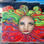 CuencaCurlyHairLadyPostcardFRONT (Foto Flip Friday –  May Theme:  “Cuenca Street Art” (Week 1))