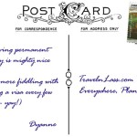 CuencaStreetArt04-PermanentResidencyPostcardBACK (Foto Flip Friday –  May Theme:  “Cuenca Street Art” (Week 1))