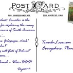 CuencaStreetArt09-ExploreSouthAmericaPostcardBACK (Foto Flip Friday –  May Theme:  “Cuenca Street Art” (Week 1))