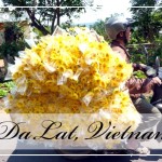 DaLatVietnamMotorbikeBloomsPostcardFRONT (Foto Flip Friday –  April Theme:  “BLOOMS” (Week 4))