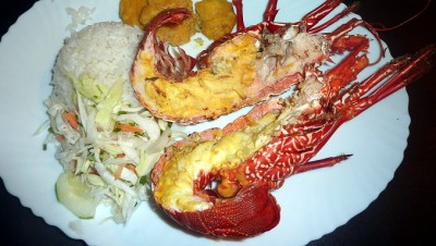 LobsterDinnerSlider (Cheap Galapagos?  Yup, Youbetcha!)