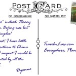 ChinaMountainRedScriptPostcard-BACK (Foto Flip Friday –  June Theme:  “Red” (Week 1))