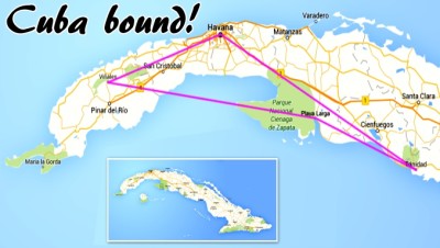 CubaItineraryMapSlider (Prepping for Cuba: Part II)