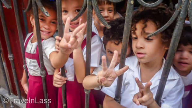 Havana school children