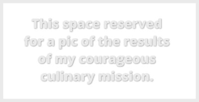 ThisSpaceReserved (Expat Creativity: Devising Substitutes for Traditional Holiday Eats)