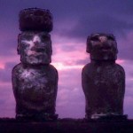 EasterIslandDawnMoai (Is an Expat Christmas “A Wonderful Life”?)
