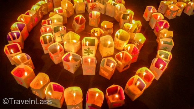 Glowing lanterns
