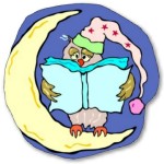 Bedtime-Story-Owl-with-Book-on-Moon (Once Upon a Time… (International Women’s Day))