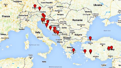 Balkan-Itinerary-Map (Hi-ho, Hi-ho – to the Balkans I Go!)