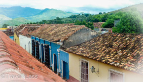 Red-tiled roof top of Trinidad, Cuba